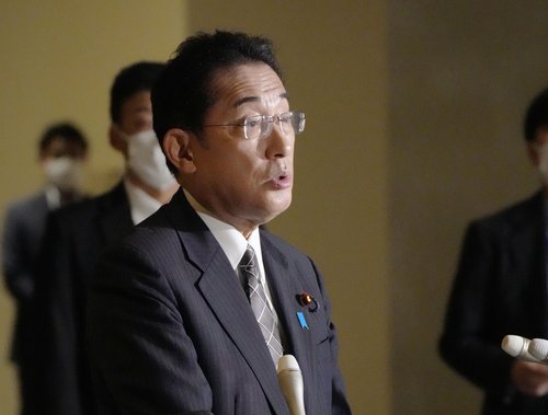 기시다 일본 총리 "北미사일 발사는 폭거…강하게 비난"
