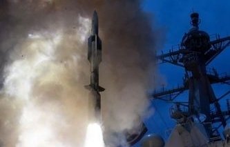 ＳＭ６（米海軍提供）＝（聯合ニュース）≪転載・転用禁止≫