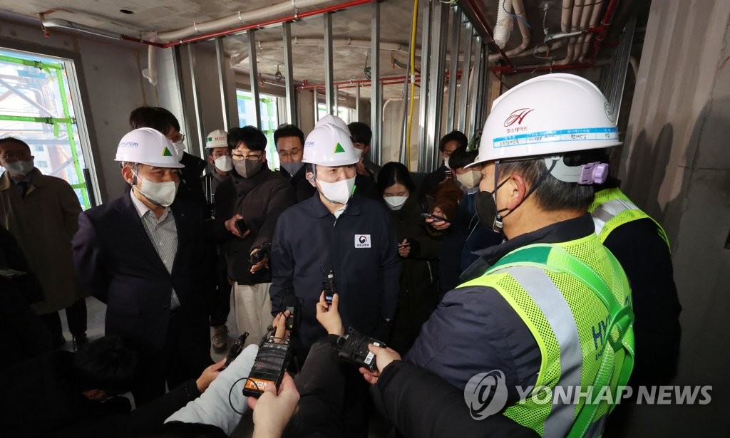 원희룡 장관, 화물연대 파업 관련 현장 점검