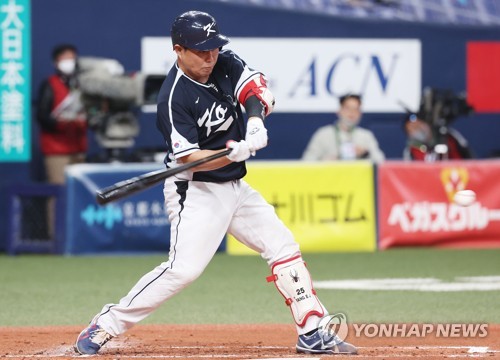 LEAD) (WBC) S. Korea beats Hanshin Tigers in final exhibition