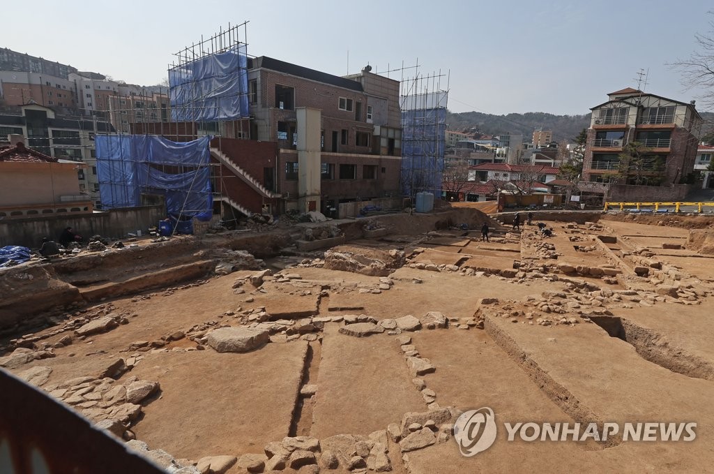 서울 종로 공사장서 고려시대 추정 유적 발견…공적 건물인 듯 연합뉴스