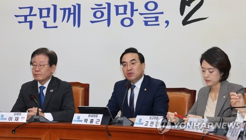 박홍근 "13일 4월 국회 첫 본회의서 양곡관리법 재투표 요구"