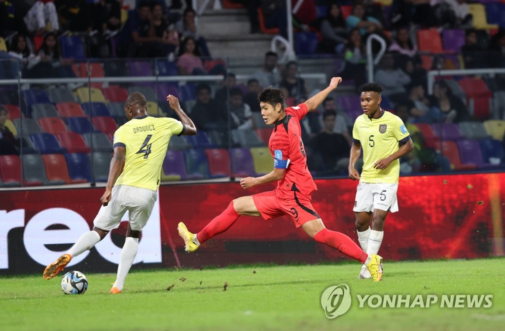 U-20 월드컵 '8강 진출'…김은중호, 에콰도르에 3-2 승리
