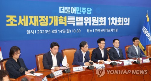 민주 "尹정부 세법개정안, 富 대물림·포퓰리즘…대안 제시할것"