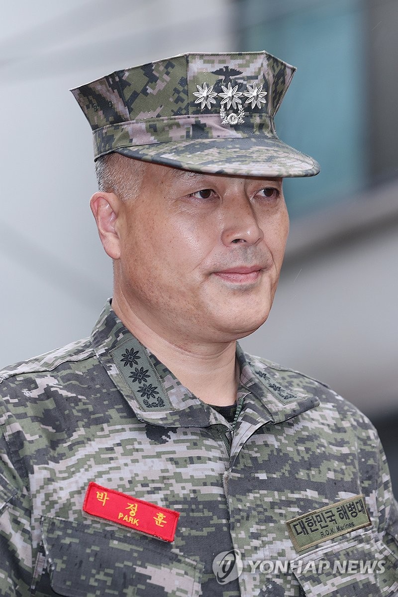 박정훈 전 해병대 수사단장, 군검찰 출석