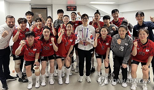 [아시안게임] 한국 여자 핸드볼, 태국에 31골 차 대승…4강 진출