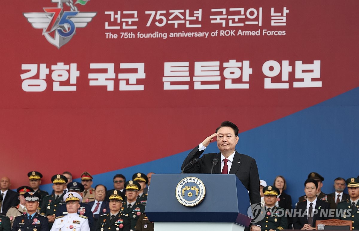 尹대통령 "北 핵사용시 한미동맹 압도적 대응으로 정권 종식"