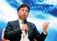 기자간담회 중인 곽노정 SK하이닉스 대표이사