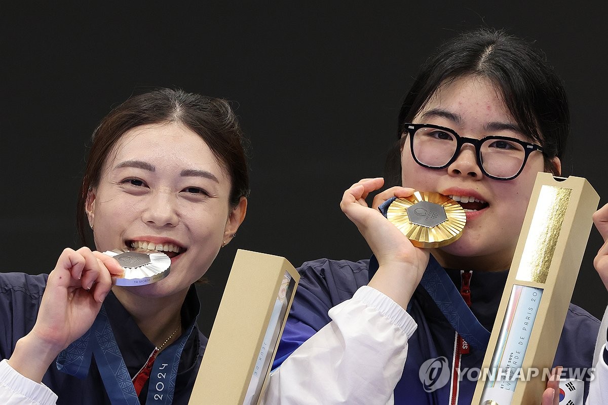 오예진·김예지, 금·은 동반 메달로 파리올림픽 접수