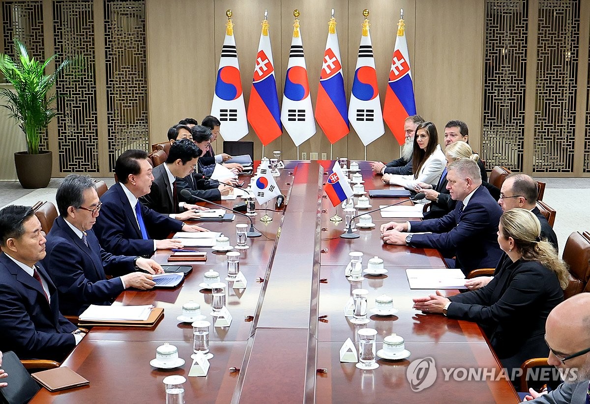 S. KoreaSlovakia summit Yonhap News Agency