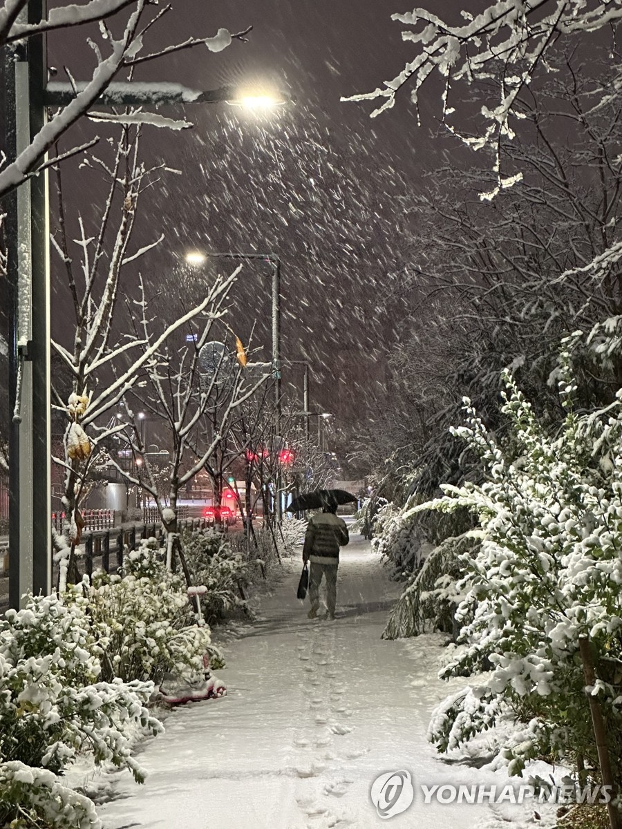 ソウルに大雪注意報