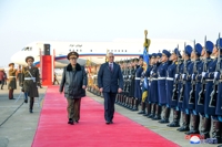 Russian defense minister arrives in Pyongyang