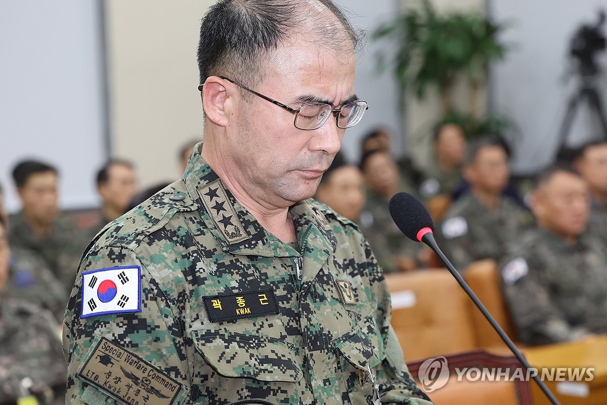 윤 대통령과 통화내용 공개하는 곽종근 특수전 사령관