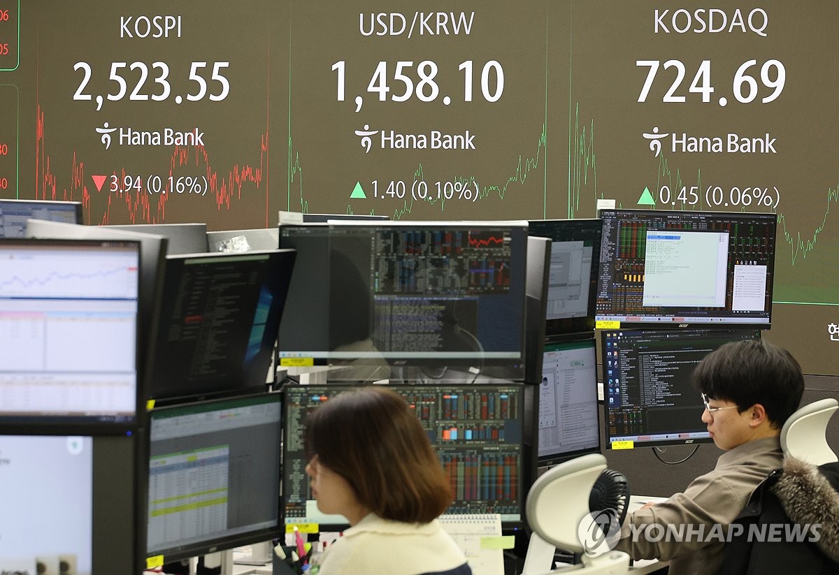 KOSPI закрылся в диапазоне 2520.