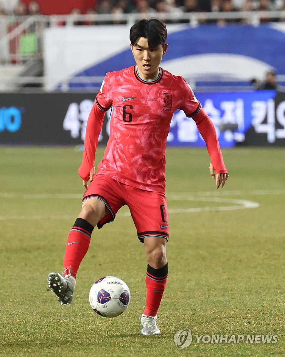 홍명보호 '중원사령관' 황인범 부상 이탈…서민우 대체 발탁