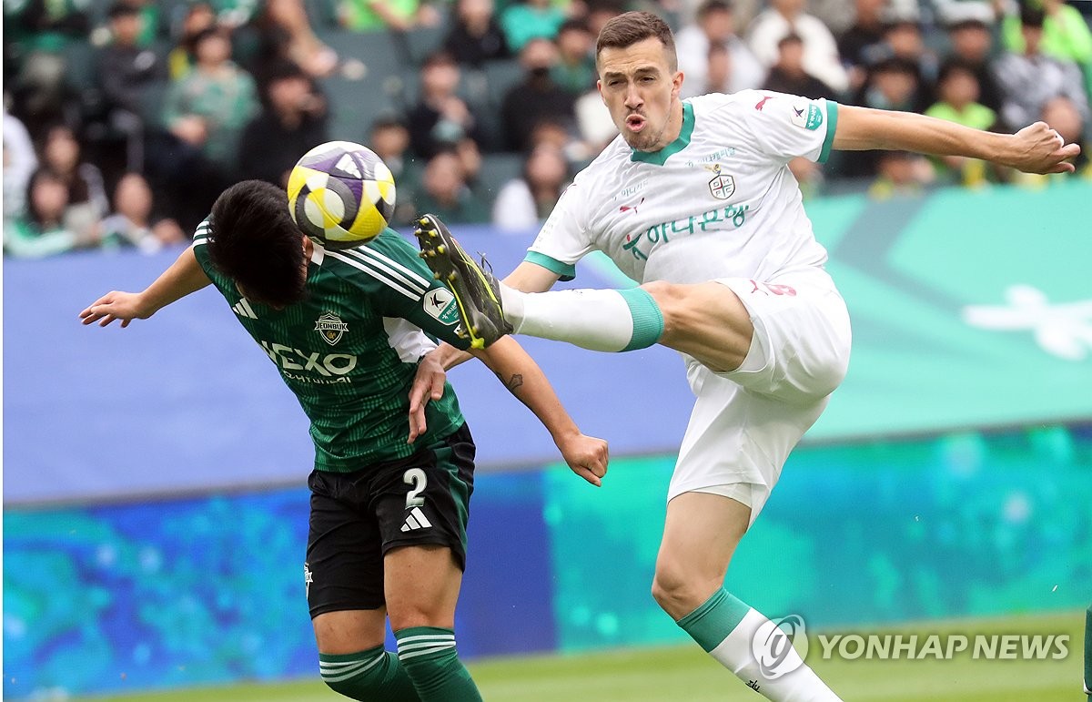 K리그1 1·2위 대전-전북, 8일 만에 재대결…14일 코리아컵 16강
