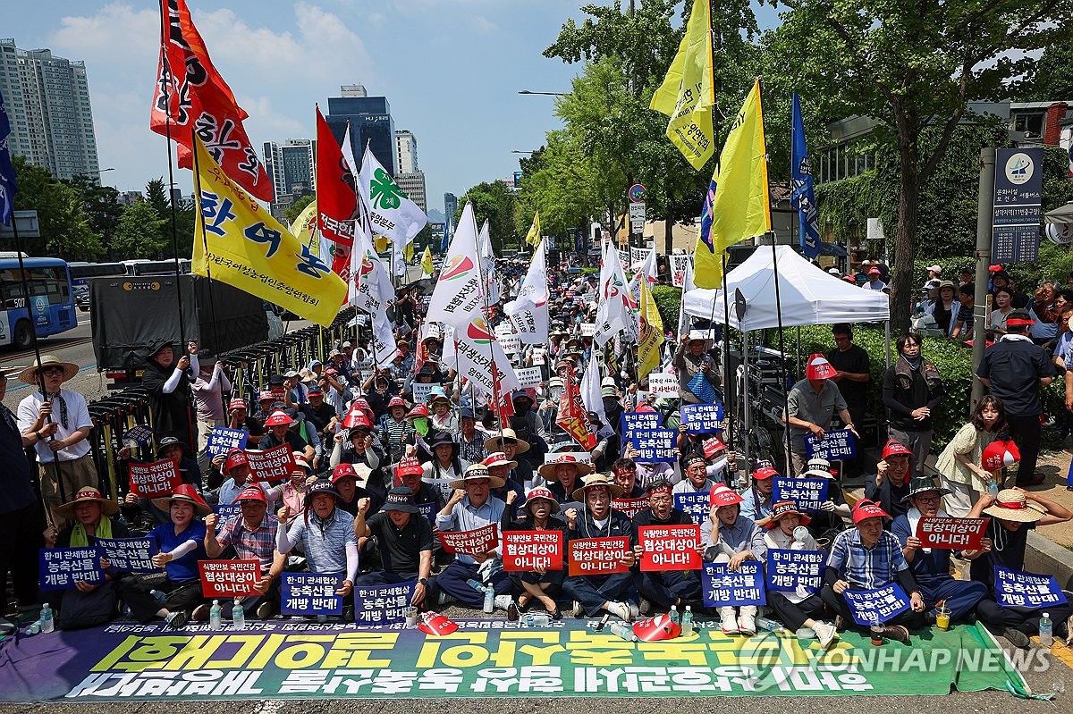 農畜産物市場の開放に反対