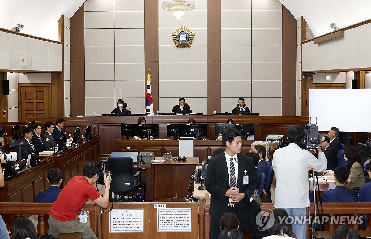 발언하는 백대현 부장판사