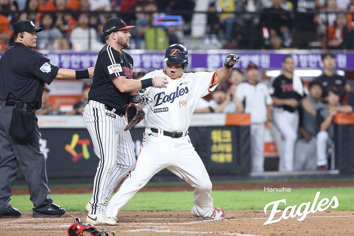 득점 성공하는 한화 노시환