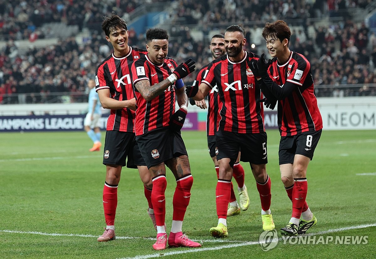 린가드의 '굿바이 골'…K리그1 서울, ACLE서 멜버른과 1-1 비겨