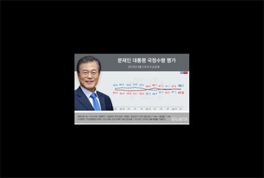 文대통령 국정지지도 소폭 올라 48.1%…"산불대처 호평 영향"[리얼미터]